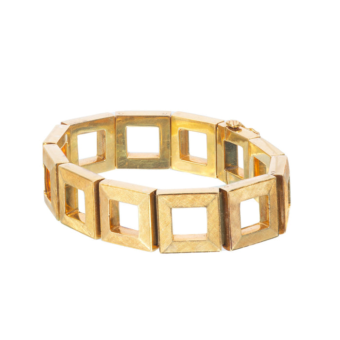 French 18ct Gold Bracelet c.1960s