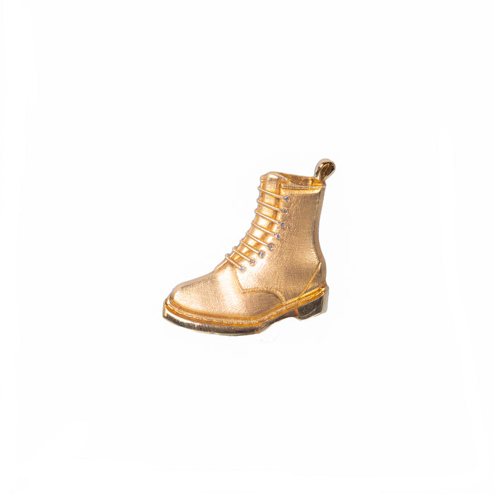 Asprey & Garrard 9ct Gold Brooch / Pendant Dr Marten Boot