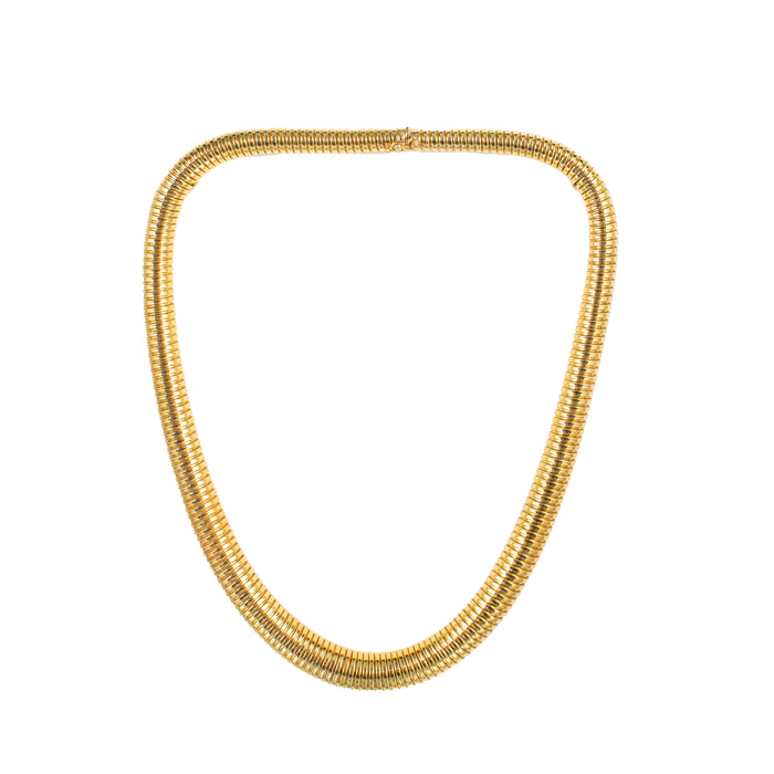 18ct Gold Vintage Tubogas Necklace
