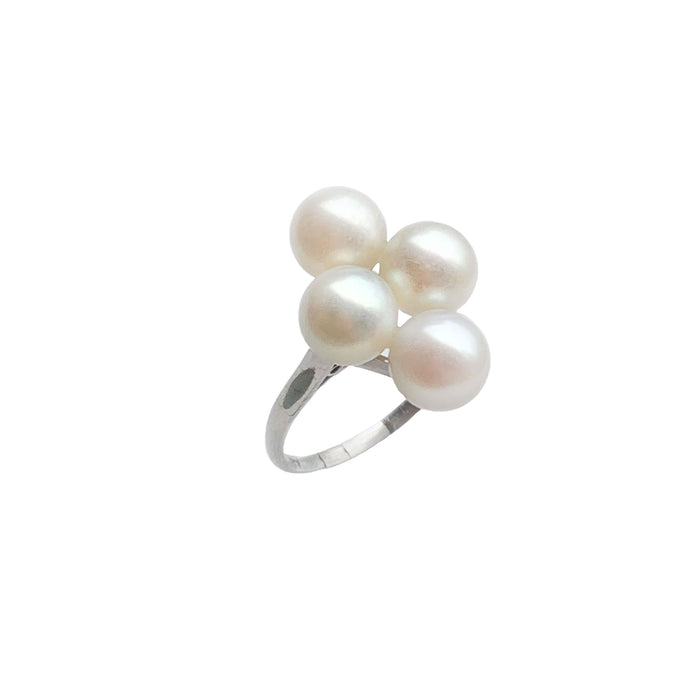 Pearl Platinum Ring c.1920s