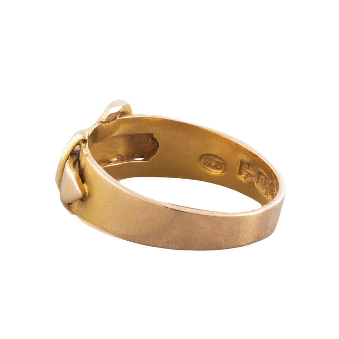 Victorian Gold Diamond Buckle Ring